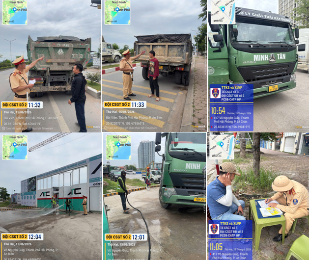 Đội Cảnh sát giao thông đường bộ số 2: Xử lý 03 trường hợp vi phạm đảm bảo trật tự an toàn giao thông, vệ sinh môi trường